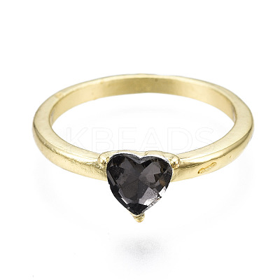 Rack Plating Alloy Cubic Zirconia Finger Rings RJEW-T011-35LG-RS-1