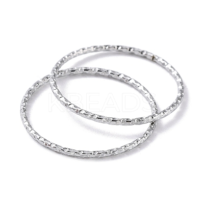 Non-Tarnish 304 Stainless Steel Textured Finger Rings X-RJEW-G298-03P-1