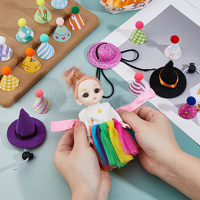 Birthday Hat Paper Cake Insert Card Decoration DIY-FH0010-01-1