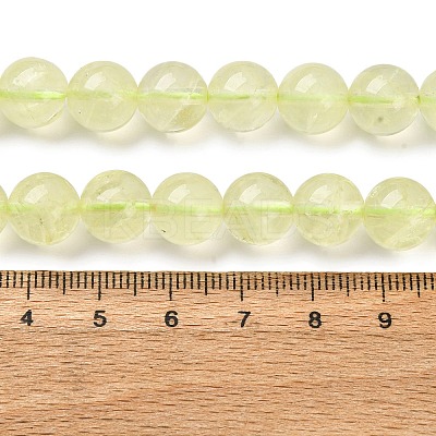 Natural Lemon Quartz(Heated) Beads Strands G-G286-A04-10mm-1