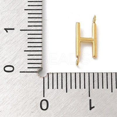 304 Stainless Steel Letter Connector Charms STAS-M108-01G-08-1