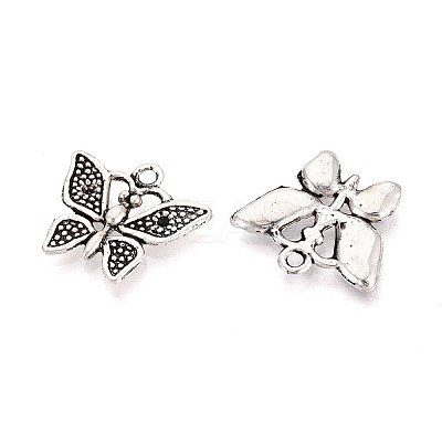 Tibetan Style Alloy Pendant Rhinestone Settings TIBEP-T053-06AS-1