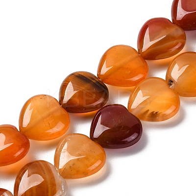 Natural Red Agate Beads Strands G-I372-A03-02-1