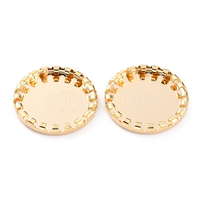 304 Stainless Steel Cabochon Settings STAS-Y001-08G-1