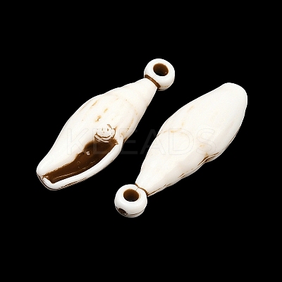 Spray Painted Opaque Acrylic Pendants ACRP-F003-03H-1