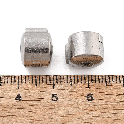 304 Stainless Steel European Style Clasps STAS-M112-04P-06-1