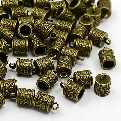 Tibetan Style Cord Ends LS-TIBEP-LF10887YKG-AB-LF-1