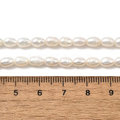 Natural Cultured Freshwater Pearl Beads Strands PEAR-I007-01N-01-1