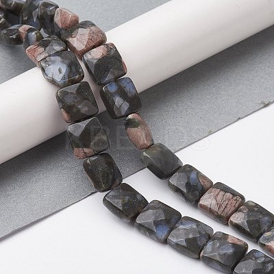 Natural Glaucophane Beads Strands G-K359-B20-01-1