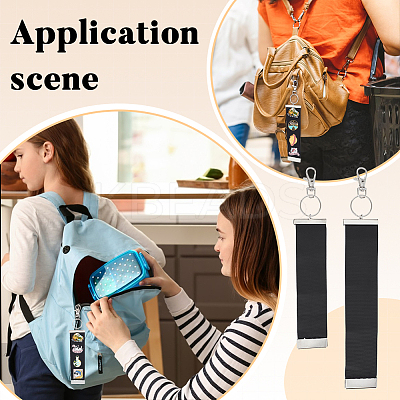 4Pcs Polyester Pendant Decoration HJEW-BC00049-1