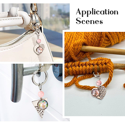 20Pcs 5 Styles 304 Stainless Steel Pendant Decoration HJEW-TA0001-28-1