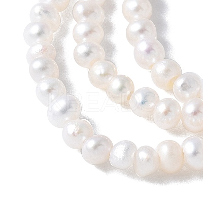 Natural Cultured Freshwater Pearl Beads Strands PEAR-I007-07D-01A-1