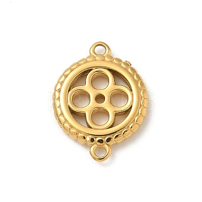 Ion Plating(IP) 304 Stainless Steel Wheel Connector Charms STAS-G351-09G-1