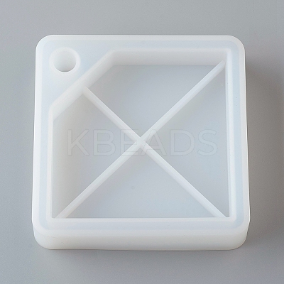 DIY 4 Compartments Square Layered Rotating Storage Box X-AJEW-D046-03A-1