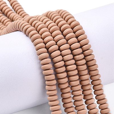 Handmade Polymer Clay Beads Strands X-CLAY-N008-008-126-1