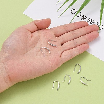 Anti-Tarnish Rhodium Plated 925 Sterling Silver Earring Hooks LS-STER-K168-096P-1