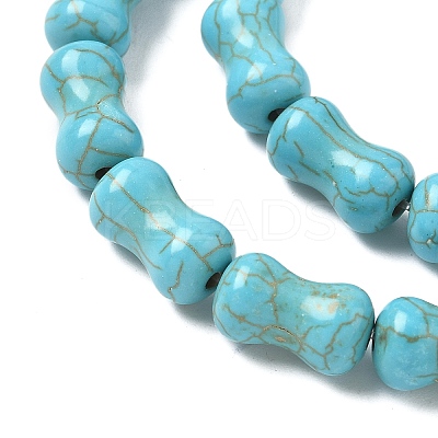 Dyed Synthetic Turquoise Beads Strands G-B147-A02-1