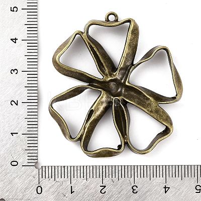 Rack Plating Alloy Pendants PALLOY-P306-03AB-1