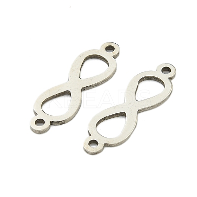 Non-Tarnish 201 Stainless Steel Connector Charms STAS-M015-17P-1