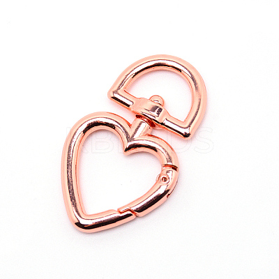 Alloy Swivel Clasps PALLOY-WH0070-66RG-1