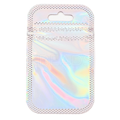 Plastic Glitter Holographic Packaging Yin-yang Resealable Bags OPP-D003-04A-1