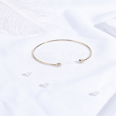 Brass Cuff Bangles BJEW-LP0003-29-1