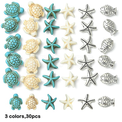 Ocean Theme Jewelry Making Findings Beads Kits DIY-YW0011-22A-1