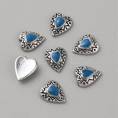 Tibetan Style Alloy Cabochons MRMJ-WH0075-97G-1