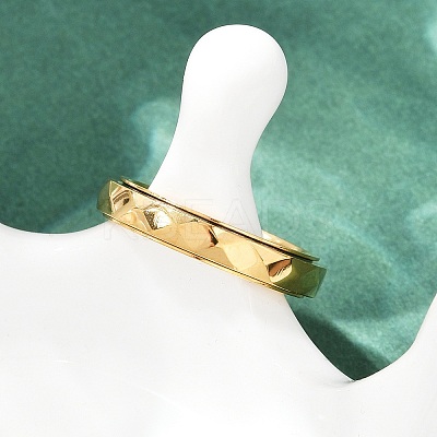 304 Stainless Steel Enamel Rotating Finger Rings LS-RJEW-A074-04G-1