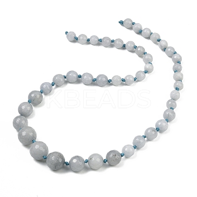 Natural White Jade Beads Strands G-Z105-A01-01B-1