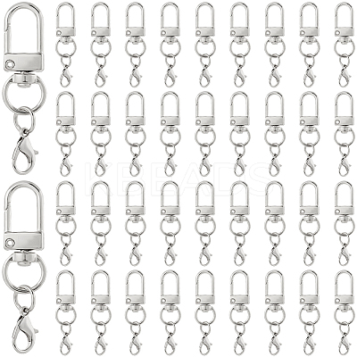 40Pcs Zinc Alloy Swivel Clasps FIND-SP0004-28P-1