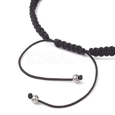 Round Natural Mixed Gemstome Bead Braided Bracelets for Women BJEW-JB13332-1