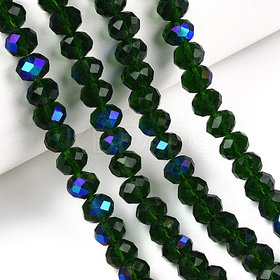 Electroplate Glass Beads Strands LS-EGLA-A034-T4mm-L27-1