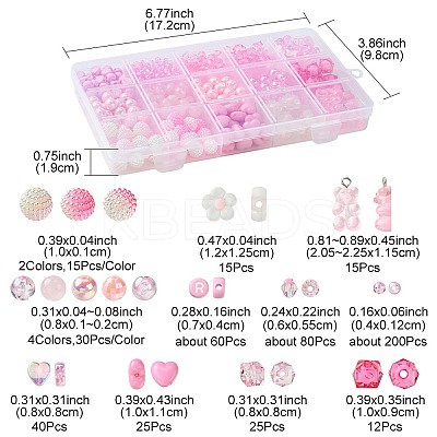 Acrylic Beads for Diy Bead Pendant OACR-FS0001-56-1