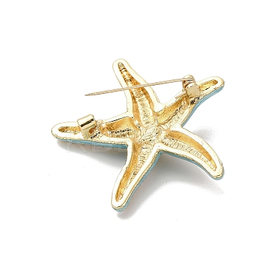 Alloy Rhinestone Brooch LS-JEWB-K027-01B-G-1