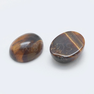 Natural Tiger Eye Cabochons G-G759-Z09-1