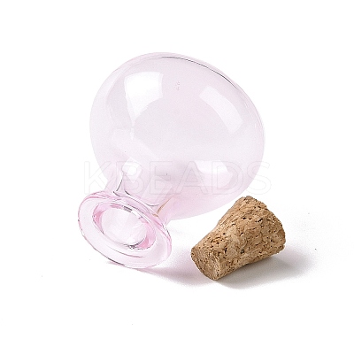 Miniature Glass Bottles GLAA-H019-03G-1