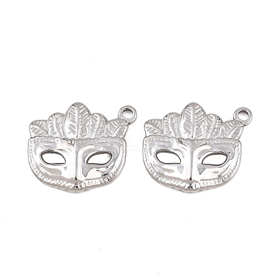 304 Stainless Steel Pendants STAS-L022-574P-1