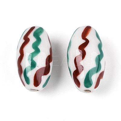 Handmade Porcelain Beads PORC-T134-15A-1