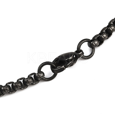 304 Stainless Steel Box Chain Necklaces STAS-O099-23AS-1-1