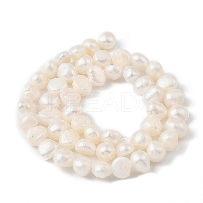 Natural Cultured Freshwater Pearl Beads Strands PEAR-P064-19J-02B-1