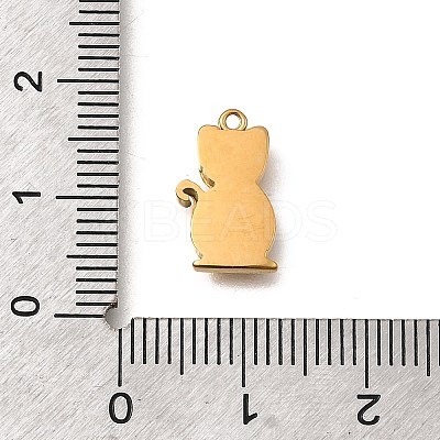 304 Stainless Steel Pendants STAS-Z160-08G-04-1