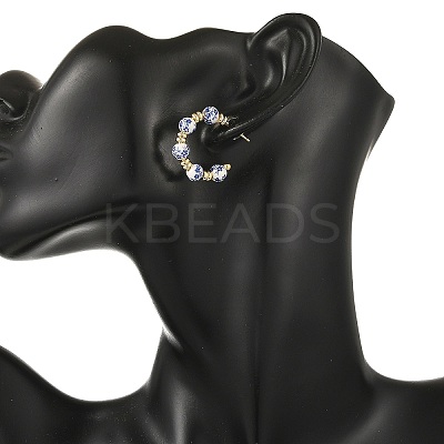 Brass Stud Earrings for Women EJEW-JE07504-1