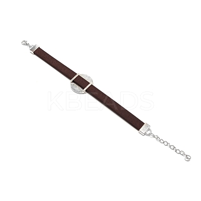 PU Leather Cord Bracelet Making AJEW-TAC0034-02A-1