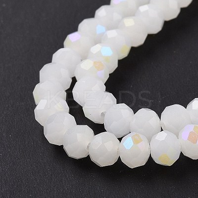 Electroplate Glass Beads Strands EGLA-A034-J1mm-L08-1