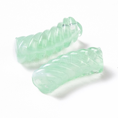 Two Tone Opaque Acrylic Beads OACR-A016-06F-1