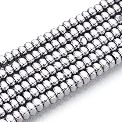 Electroplated Synthetic Non-magnetic Hematite Beads Strands X-G-T139-61A-1