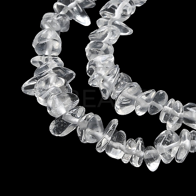 Spray Painted Transparent Glass Beads Strands GLAA-P060-01A-14-1