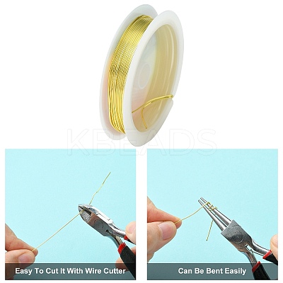 Copper Jewelry Wire X-CWIR-CW0.8mm-28-1