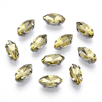 Sew on Rhinestone RGLA-T034-5x10mm-22-1